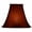 Burgundy, variant on Urbanest Scalloped Box Lamp Shade, 5x12x10", Off White
