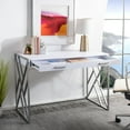 thumbnail image 1 of Safavieh Elaine 1 Drawer Glam Desk, 1 of 9