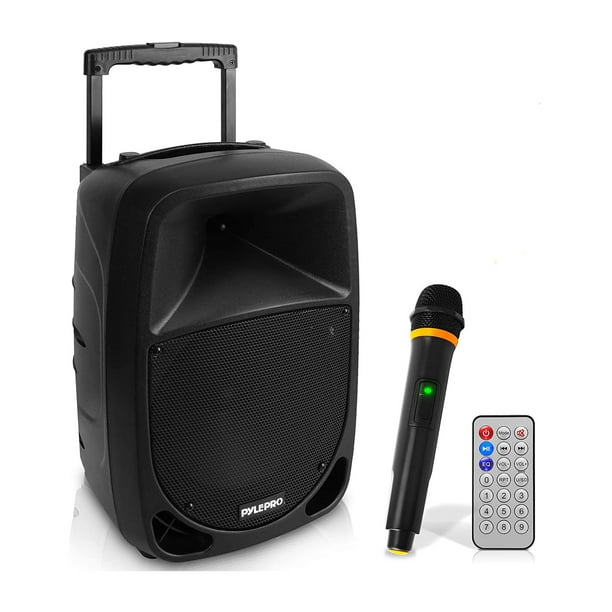 Pyle Bluetooth Portable Stereo Karaoke Speaker with Wireless