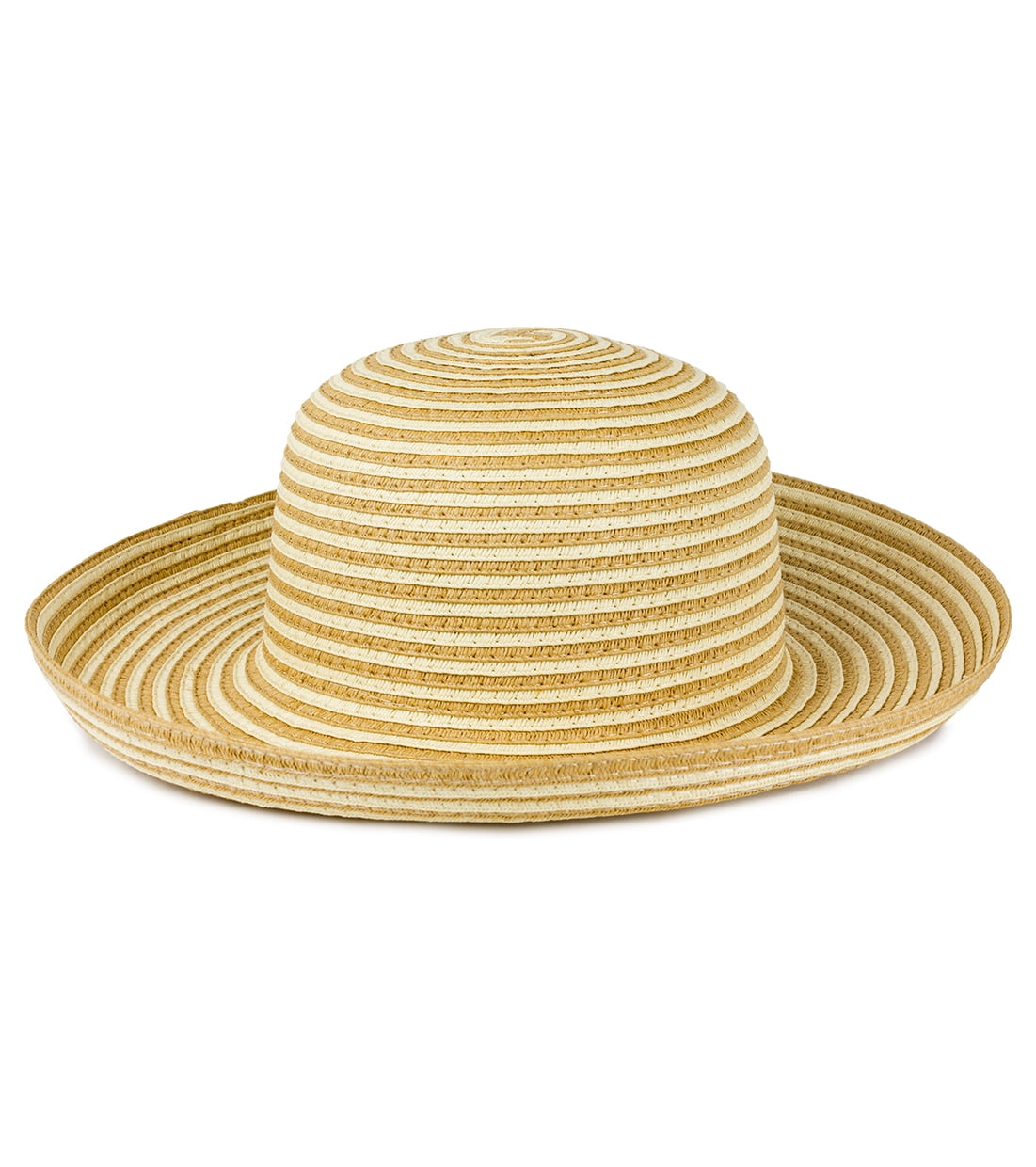 striped beach hat