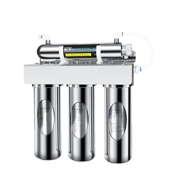 4 Stages Water Purifier UV Sterilizer, Kitchen Under Sink Water Filter For Home Drinking Water Filtration System
