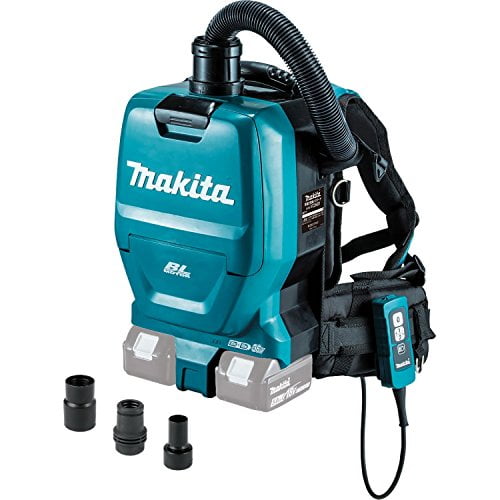 Makita XCV05ZX 8V X2 LXT Lithium-Ion 36C Brushless Cordless 1/2 gallon HEPA Filter Backpack Dry Vacuum with Tool Adapters Tool Only Makita XCV05ZX 8V X2 LXT Lithium-Ion 36C Brushless Cordless 1/2 gallon HEPA Filter Backpack Dry Vacuum with Tool Adapters Tool Only
