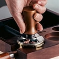 thumbnail image 3 of 51mm Espresso Hand Tamper, Calibrated Spring Loaded Coffee Tamper with Stainless Steel Ripple Base, Self Leveling Espresso Hand Tampers, Espresso Accessories, 3 of 7