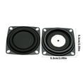 thumbnail image 3 of 2pcs 2Inch Passive Radiator Membrane Horns Enhances Bass in Loudspeakers 53x53mm, 3 of 8
