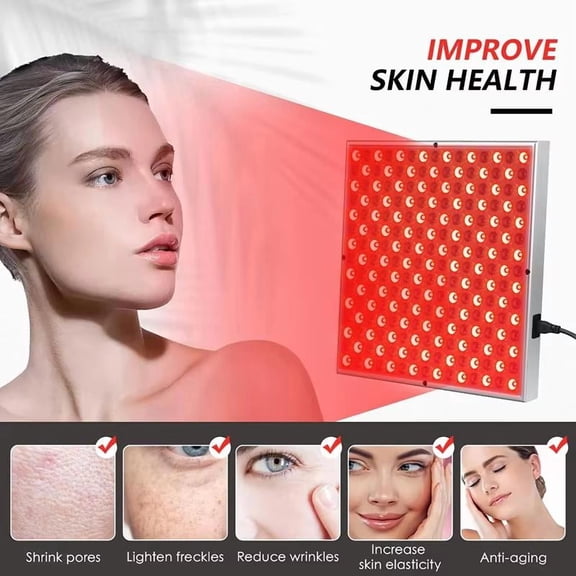 225 LEDs Red & Infrared Light Therapy Panel – 660nm & 850nm, 45W Full Body Skin Care & Joint Muscle Comfort Support for Home Use