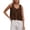 Z-Brown743, variant on JIAYUE Women's Tank Tops V-Neck Lace Slim Fit Sleeveless Pure Color Casual Summer Layering Stretch Basic Comfortable Soft Breathable Classic Female Camisole