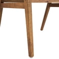 thumbnail image 5 of Christopher Knight Home Mid-Century Modern Wooden Dining Chairs with Cushion, Walnut+Beige, Set of 2, 5 of 11