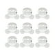 thumbnail image 5 of 50 piezas de tarjeta de color de esmalte de uñas transparente con forma de cabeza de oso, acrílico, muestra de tarjeta de color, herramienta de manicura para bricolaje, 5 of 10