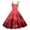 A-Red725, variant on Womens Heart Print Fit Flare Dress Double Spaghetti Strap Flared A-Line Midi Dress Sparkly Romantic Valentine's Day Cocktail Dress