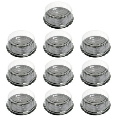 YOSADIER Wedding Cake Box Clear for Event Organizers 10Pack