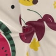 thumbnail image 6 of Girls Ruffled One Piece Swimsuit Summer Beach Vacation Swimwear Tank Swimsuit Watermelon and Cherries, 6 of 8