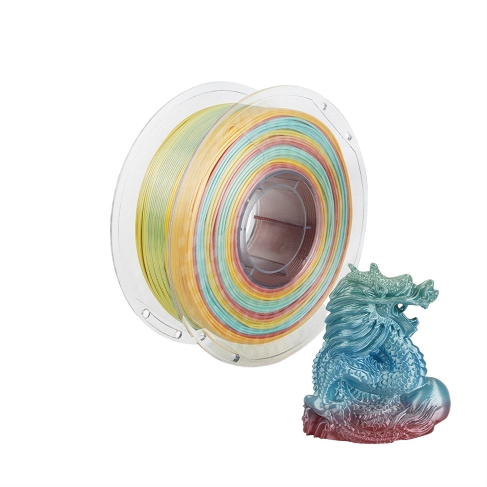 3D Printer PLA Filament Multicolor Gradient 3D Printing Material 1kg(2.2lbs)/Spool Fit Most FDM Printer