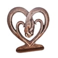 thumbnail image 3 of Estatua decorativa con forma de corazón que sostiene la mano, escultura artística para decoración del hogar, estatua artesanal con forma de apretón de, 3 of 9