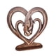 thumbnail image 3 of Estatua con corazón agarrado de la mano, como decoración, estatua decorativa de madera con apretón de manos, para mueble de TV, sala de estar, oficina, 3 of 9
