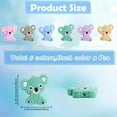 thumbnail image 5 of 20pcs Koala Silicone Beads - Cute Animal Charms for DIY Jewelry, Keychain & Lanyard Crafts, Handmade Gift Decor (Smooth Texture, Playful Design) - Arts Supplies", 5 of 6