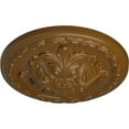 thumbnail image 3 of Ekena Millwork 11 3/8"OD x 2"P Acanthus Ceiling Medallion, Hand-Painted Smokey Topaz, 3 of 7