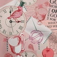 thumbnail image 1 of oneOone Rayon Peach Fabric Nostalgia Sewing Craft Projects Fabric Prints By Yard 56 Inch Wide, 1 of 5