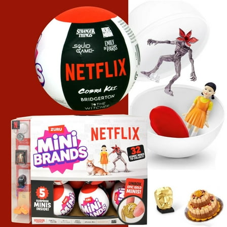 1 PC Zuru Mini Brands Netflix in PDQ - Series 1, ONLY SHIP 1 BALL (NO RETURN)