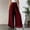 Wine, variant on Palazzo Pants for Women Solid Color Dressy Flowy Chiffon Pants Summer Boho Wide Leg Casual Lounge Pants Trouser Casual Dress Wide Leg Pants Plain Trendy Going Out Womens Pants Blue L