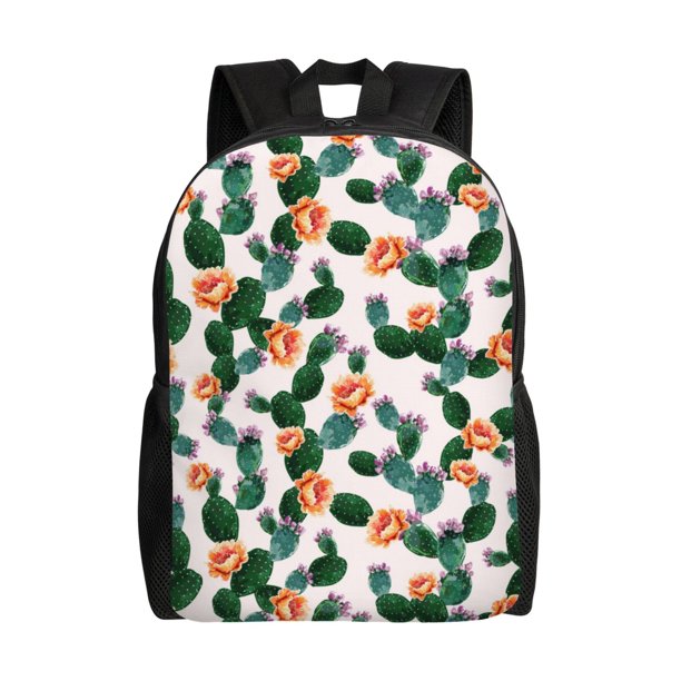 Easygdp Cactuses Mochila Versátil y Elegante: Comodidad, Almacenaje y Durabilidad para la Universidad, Trabajo, Viajes y Uso Diario