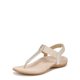 thumbnail image 1 of Sandalia Vionic Brea Cuero Metálico Dorado Mujer 10 W, 1 of 8