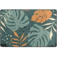 thumbnail image 4 of Dreamtimes Tropical Palm Leaves Area Rug 72x48in Monstera Jungle Pattern Non-Slip Floor Carpet Comfort Floor Mats Decor for Indoor Living Dining Room and Bedroom Area, 4 of 7
