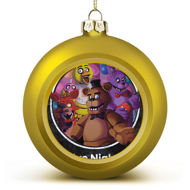 Bolas de Navidad de Five Nights At Freddy's, decoración navideña, bolas para festivales, decoración para fiestas, adornos para árboles