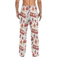 thumbnail image 2 of Top-kevin Christmas Snowflakes Gnome Pajama Pants Winter Light Men's Pajama Bottoms Lounge Sleepwear PJs Sleep Pants, 2 of 11