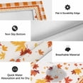 thumbnail image 5 of Fall Outdoor Rug 3x5 Ft, Non Slip Washable Area Rug, Thanksgiving Maple Leaf Autumn Orange Plaid Patio Rugs Carpet Runner, Large Floor Mat for Indoor/Outdoor Deck Porch Camping, 5 of 8