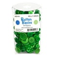 thumbnail image 2 of BUTTONS GALORE BIG BAG OF COLORFUL CRAFT & SEWING BUTTONS 4.5 OZ (APPROX 150 PCS) KELLY GREEN, 2 of 3