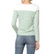 thumbnail image 3 of BLUSA CHIC PARA MUJER INSPIRE A RAYAS CON BLOQUE DE COLOR DE MANGA LARGA T-SHIRT CASUAL L VERDE CLARO, 3 of 8