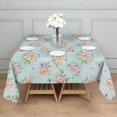 thumbnail image 3 of Pioneer Flower Floral Print Pattern Square Tablecloth, Waterproof Wipeable Spillproof Washable Table Cover for Home Kitchen Party Decor, 42"x42", 3 of 6