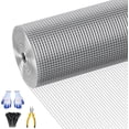 thumbnail image 2 of EDTara 23-Gauge 1/4 Inch Hardware Cloth, Hot-Dipped Galvanized Welded Wire Mesh Roll, Perfect for Garden Fencing, Chicken Coops, Rabbit and Poultry Enclosures, or Rodent Screen Applications, 2 of 7