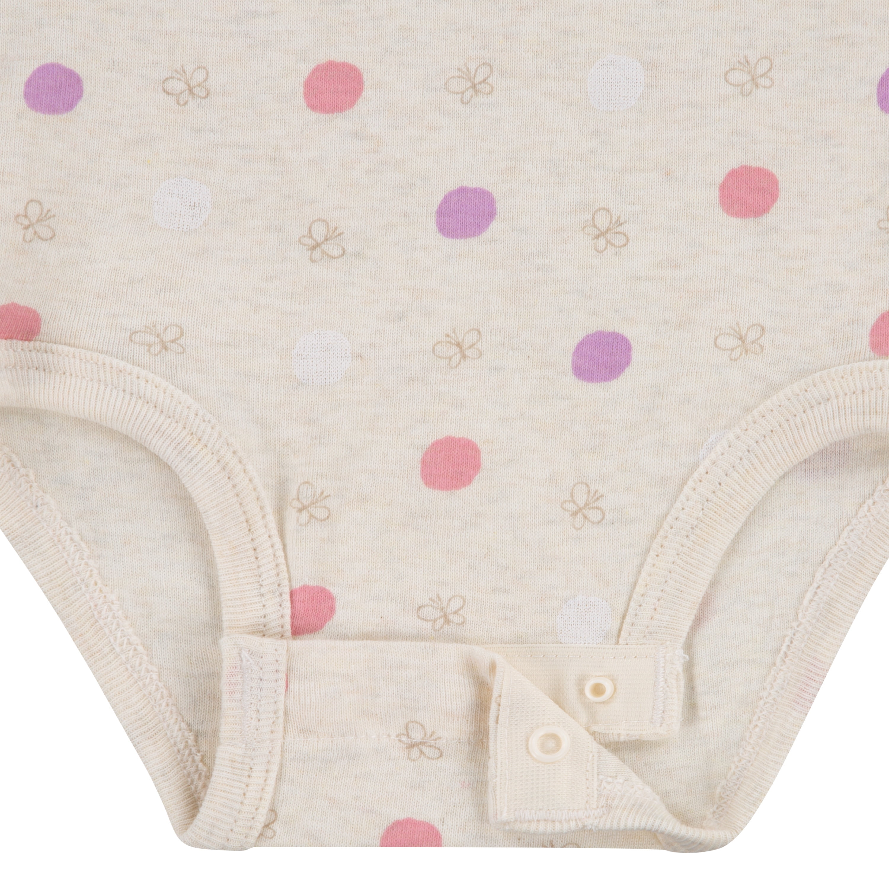 Huggies Baby Girls Butterfly 2pc Organic Cotton Bodysuit and Pant Set, Sizes NB-24M