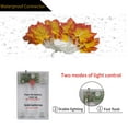 thumbnail image 2 of Fall Maple Leaf String Light Christmas Thanksgiving Decorations Fall Garland Strings Lights for Parties Weddings Birthday, 2 of 8