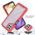 thumbnail image 2 of Funda Samsung A22 4G, Funda Roja Samsung M22/M32 4G, Funda a Prueba de Golpes con Protector de Pantalla, Funda para Teléfono de Doble Cara de 360°, Funda Portátil de Cuerpo Completo para Samsung, 2 of 4