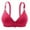 Hot Pink, variant on Bralette Push Up Bras for Women Plus Size Floral Lace Underwire Soft High Support Wireless Everyday Bra Purple,36