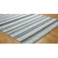 thumbnail image 2 of K2 Floor Style Andes Canyon Turquoise Hand Made Cotton Chenille Area Rug, 2 of 5
