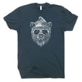 thumbnail image 2 of Snow Ski Bear T Shirt Cool Snowboard Vintage Skiing Graphic Shirts for Women Men Blue Ridge Mountains Cute Asheville Tee, 2 of 4