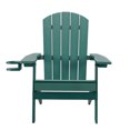 thumbnail image 2 of Tranquilo Depot Folding Green Adirondack Chair, 2 of 12