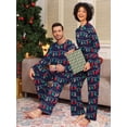 thumbnail image 4 of MINTREUS Couple Christmas Pajama Sets Soft PJs Sets for Couples/Women/Men Matching Sleepwear with Pockets, 4 of 6