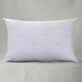 thumbnail image 2 of EcoPure Cotton Jumbo Pillow, 20x28, Recycled Poly Fill, White, 2 of 2