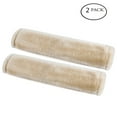 thumbnail image 6 of Moonet Faux Sheepskin Beige Shoulder Seat Belt Pads, 2 Pieces, 6 of 6