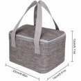 thumbnail image 2 of cans/4 l small cooler bag Practical square lunch bag Insulated lunch, 2 of 5