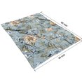 thumbnail image 4 of Pioneer Flower Floral Print Pattern Blanket,Comfortable Soft Lamb Wool Throw Blanket,All Season,Warm Lightweight Blankets for Sofa Bed Couch Living Room Chair,60"x80", 4 of 4