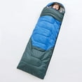thumbnail image 4 of LJNYFDC Machine Washable Sleeping Bag Rectangular Adult Sleeping Bag with Zipper Soft Lining Adjustable Design Machine Washable Outdoor Hiking Sleeping Bag, 4 of 7