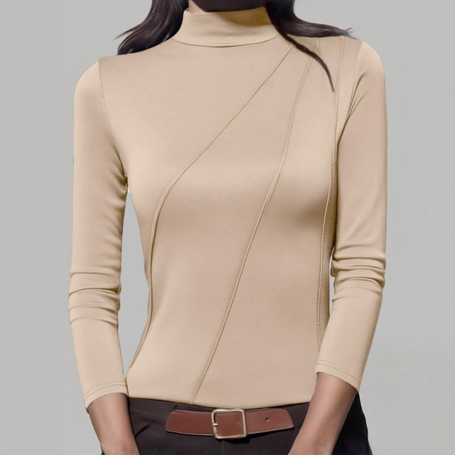 MHFRRA Camisetas Casuales para Uso Diario con Tela Cómoda y Diseño Elegante para Un Guardarropa Versátil. Beige