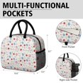 thumbnail image 6 of Womens Pioneer Flower Floral Print Pattern Lunch Box for Work,Insulated Lunch Bag for Women,Loncheras Para Mujer,Leakproof Adult Lunch Bag for Work,Beach,Travel,Picnic,Camping, 6 of 6