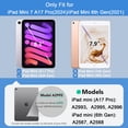 thumbnail image 2 of Funda resistente y a prueba de golpes azul para iPad Mini 7/6 CCMAO, 2 of 7
