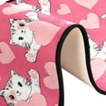 thumbnail image 6 of Dreamtimes Valentine's Day Cat Hallway Runner Rug 2'x6' Kitchen Rug with Rubber Backing Cute Kitty Heart Non Slip Entryway Rug Runner Washable Soft Area Rug for Hallway Bedroom Kitchen Decor, 6 of 6